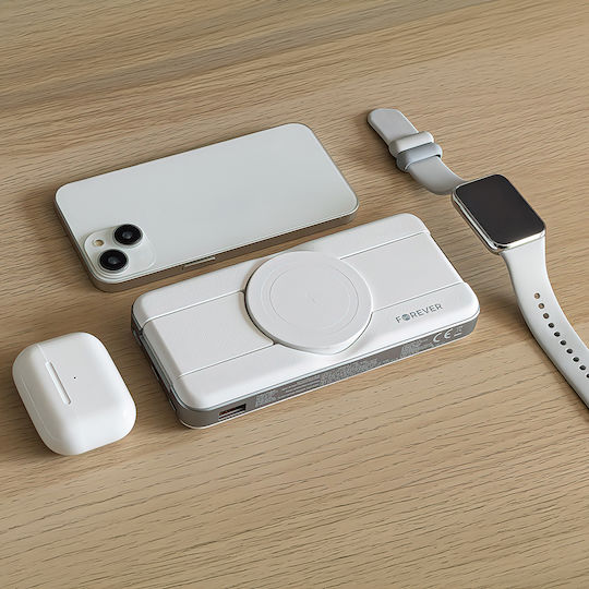 Forever MATB-300 Power Bank 10000mAh with USB-C Port White Ansicht 7