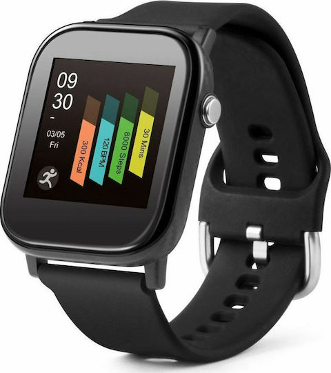 Technaxx TX-SW6HR 42mm Smartwatch (Black) view 1