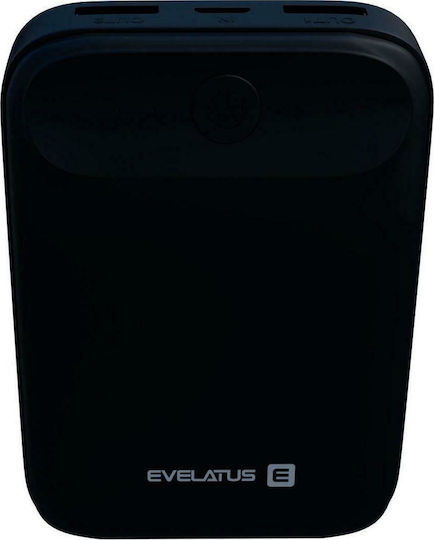 Evelatus EPB07 Power Bank 10000mAh with 2 USB-A Ports Black