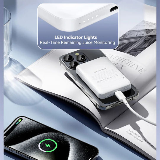 Vention MagSafe Power Bank 5000mAh 20W Black view 5