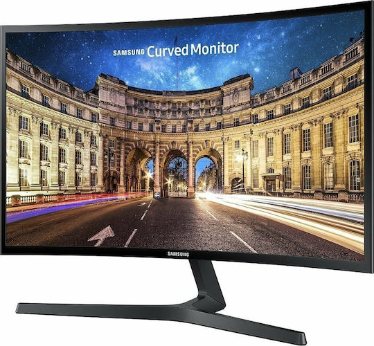 Samsung C24F396FHR VA Curved Gaming Monitor 23.5" FHD 1920x1080 with Response Time 4ms GTG view 2