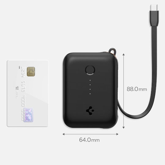 Spigen EA3010BT Power Bank 10000mAh 30W with USB-A Port and USB-C Port Black view 4