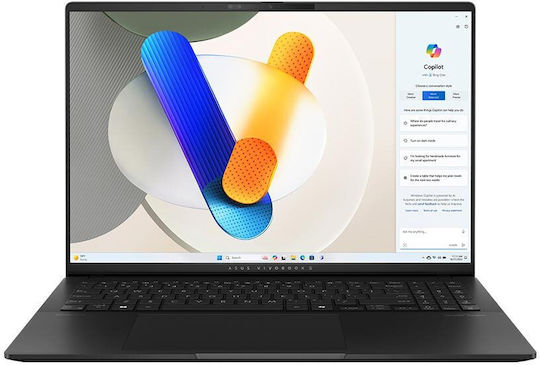 Asus Vivobook S 16 M5606UA-MX019X 16" OLED 120Hz (Ryzen 9-8945HS/16GB/1TB SSD/W11 Pro) Neutral Black (GR Keyboard)