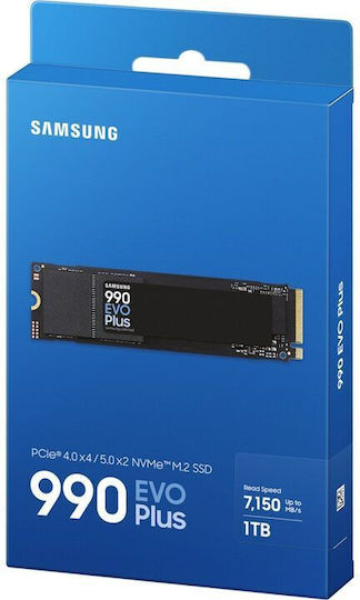 Samsung 990 EVO Plus SSD 1TB M.2 Type with PCI Express 5.0 Connection PS5 Compatible MZ-V9S1T0BW view 5