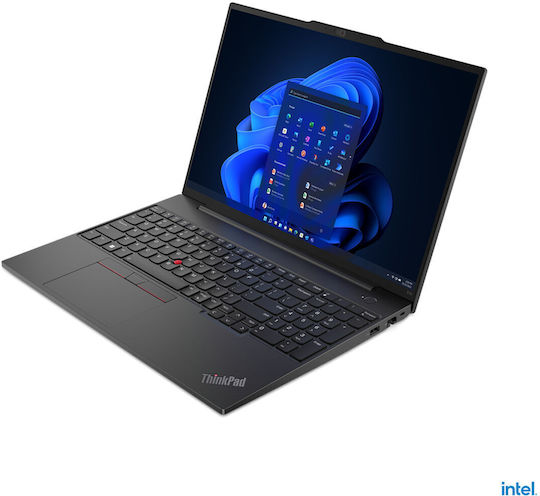 Lenovo ThinkPad E16 Gen 2 (Intel) 16" IPS FHD+ (i7-1355U/16GB/512GB SSD/W11 Pro) Graphite Black (ES Keyboard) προβολή 2