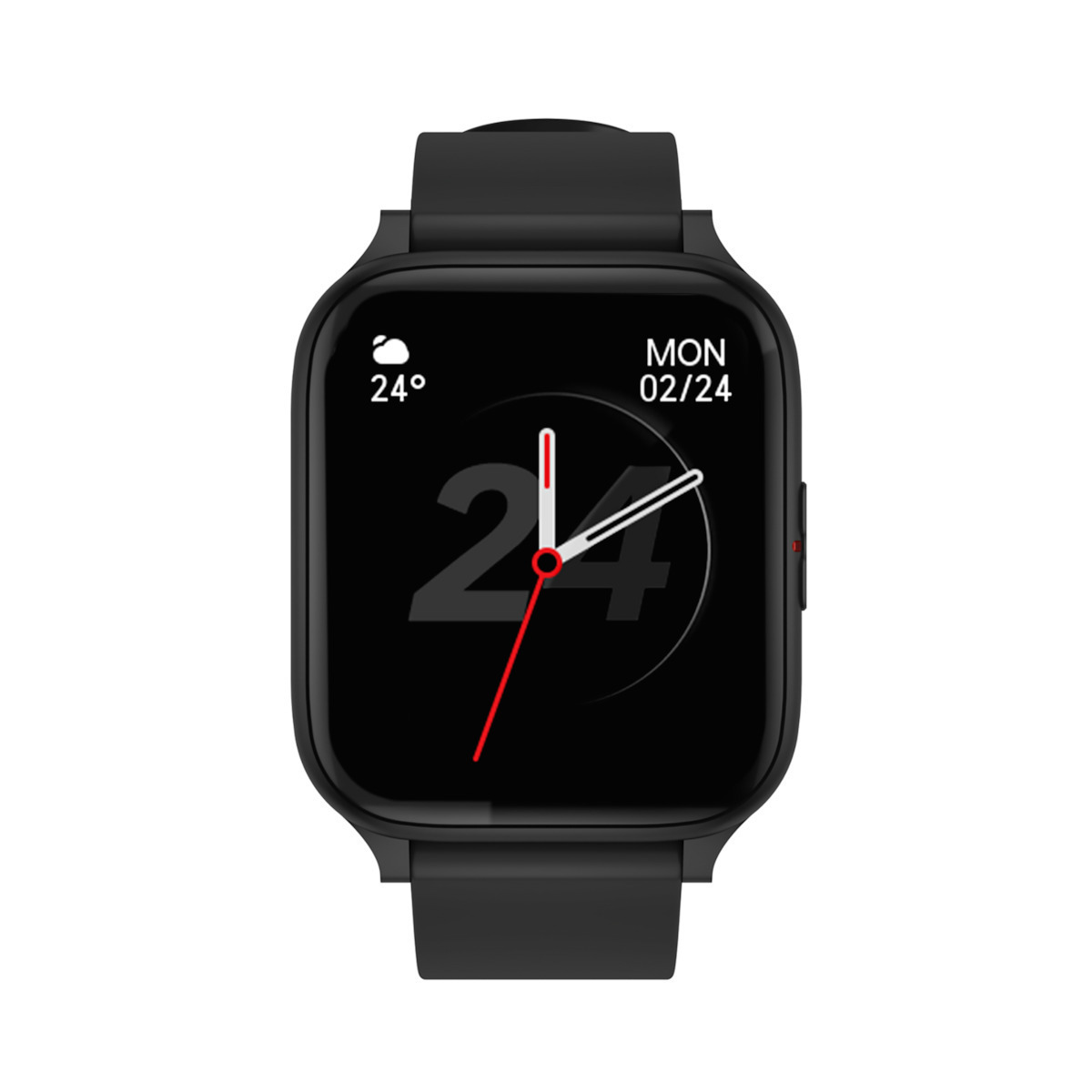 MostWanted Aluminium Smartwatch with Heart Rate Monitor (Black) view 2
