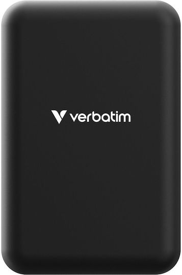 Verbatim Charge 'n' Go MagSafe Power Bank 20000mAh 15W with USB-C Port Power Delivery Black
