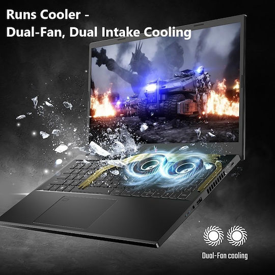 Acer Nitro V Gaming ANV15-51 15.6" FHD 144Hz (i9-13900H/16GB/512GB SSD/GeForce RTX 4060/W11 Home) (US Keyboard) view 5