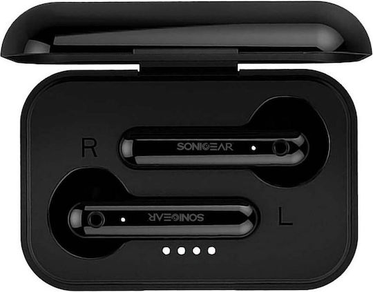 Sonic Gear TWS 3+ In-ear Bluetooth Handsfree Earphones with Charging Case Black view 1