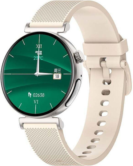 iSEN JA02 Smartwatch with Heart Rate Monitor (Silver) vue 2
