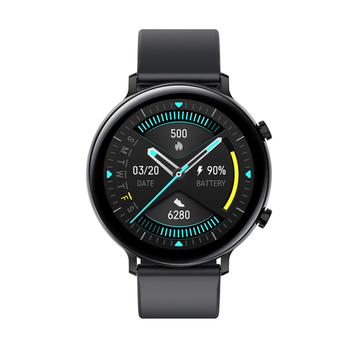 Watchfit Aluminium with Heart Rate Monitor (Black) view 2