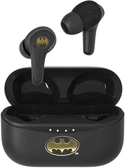 OTL DC Comics Batman In-ear Bluetooth Handsfree Earphones with Charging Case Black view 3