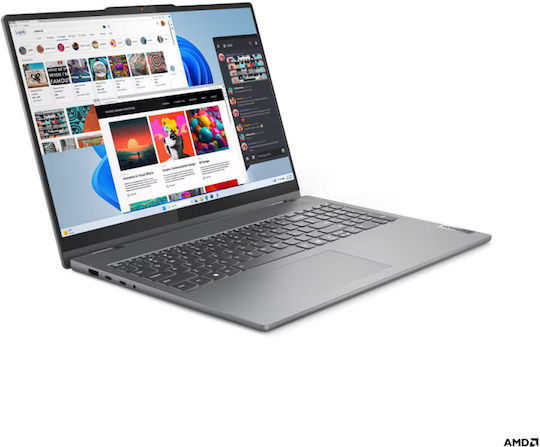 Lenovo IdeaPad 5 2-in-1 14AHP9 14" OLED FHD+ Touchscreen (Ryzen 7-8845HS/16GB/512GB SSD/W11 Home) Luna Grey (GR Keyboard) view 3