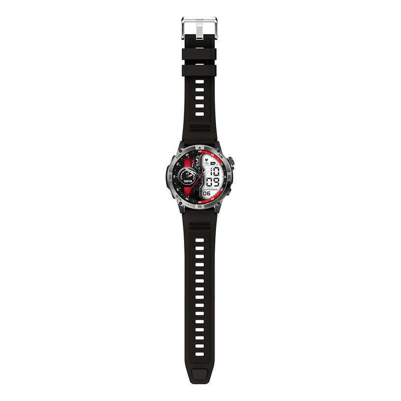 Xmart HK08 Smartwatch with Heart Rate Monitor (Black) vista 6