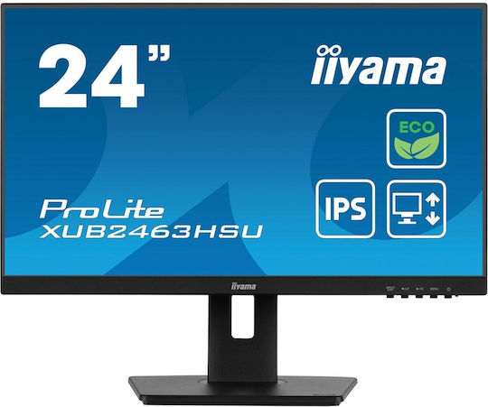 Iiyama XUB2463HSU-B1 IPS Monitor 23.8" FHD 1920x1080 with Response Time 3ms GTG