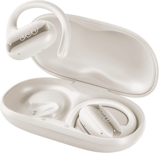 QCY Crossky GTR 2 Open Ear Bluetooth Handsfree Earphones with Sweat Resistance and Charging Case White view 2