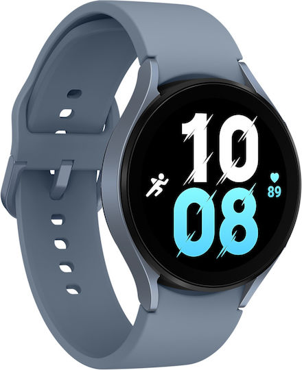Samsung Galaxy Watch5 Aluminium 44mm Waterproof with Heart Rate Monitor (Blue) view 2