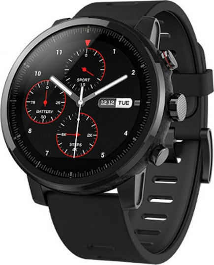 Amazfit Stratos Ceramic 48mm Waterproof Smartwatch with Heart Rate Monitor (Black) view 5