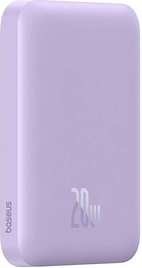 Baseus Mini Air MagSafe Power Bank 6000mAh 20W with USB-C Port Purple vue 8