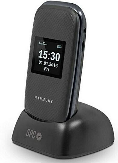 SPC Harmony Dual SIM (125MB/125MB) Mobile with Large Buttons Black view 4