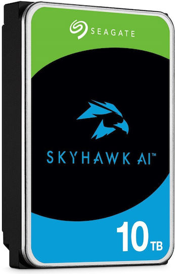 Seagate SkyHawk AI Surveillance 10TB HDD Hard Drive 3.5" SATA III 7200rpm with 256MB Cache for Recorder / NAS / Server ST10000VE001 view 7