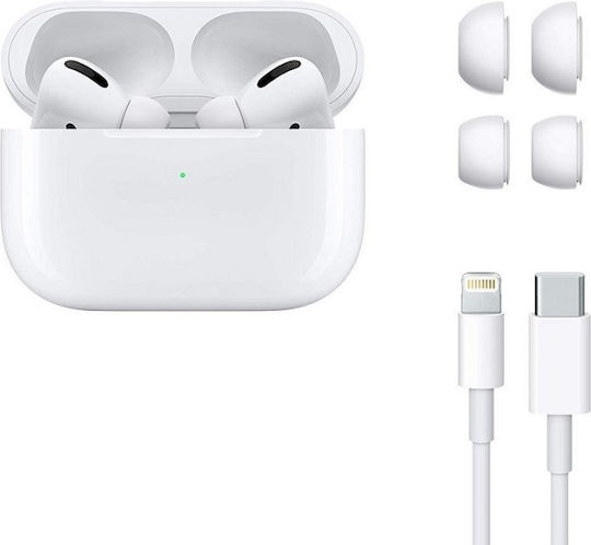 EarPhones Pro In-ear Bluetooth Handsfree Earphones with Charging Case White view 3