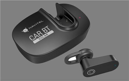 Navitel In-ear Bluetooth Handsfree Earphones Black view 4