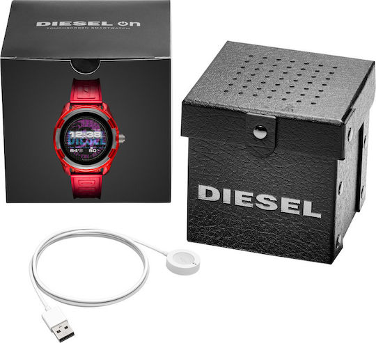 Diesel On Fadelite 45mm Smartwatch with Heart Rate Monitor (Red) view 4