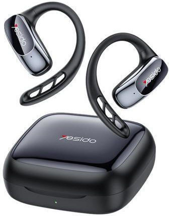 Yesido YSP24 Open Ear Bluetooth Handsfree Earphones with Charging Case Black