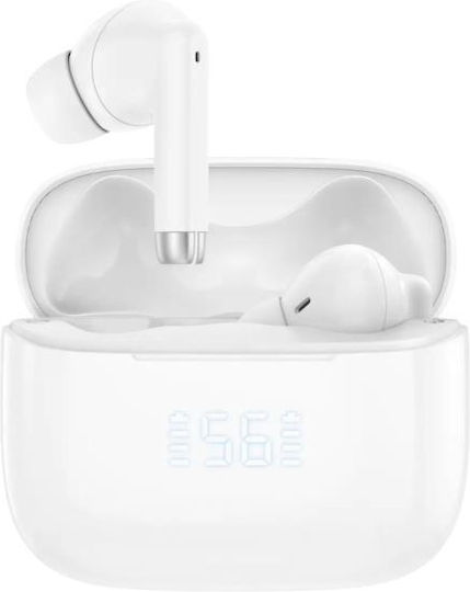 Foneng BL159 In-ear Bluetooth Handsfree Earphones with Charging Case White view 1