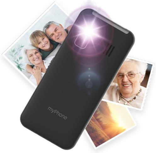 MyPhone Halo 3 Single SIM Mobile with Large Buttons (English Menu) Black view 5