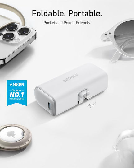 Anker 621 Nano Lightning Power Bank 5000mAh 12W White view 2