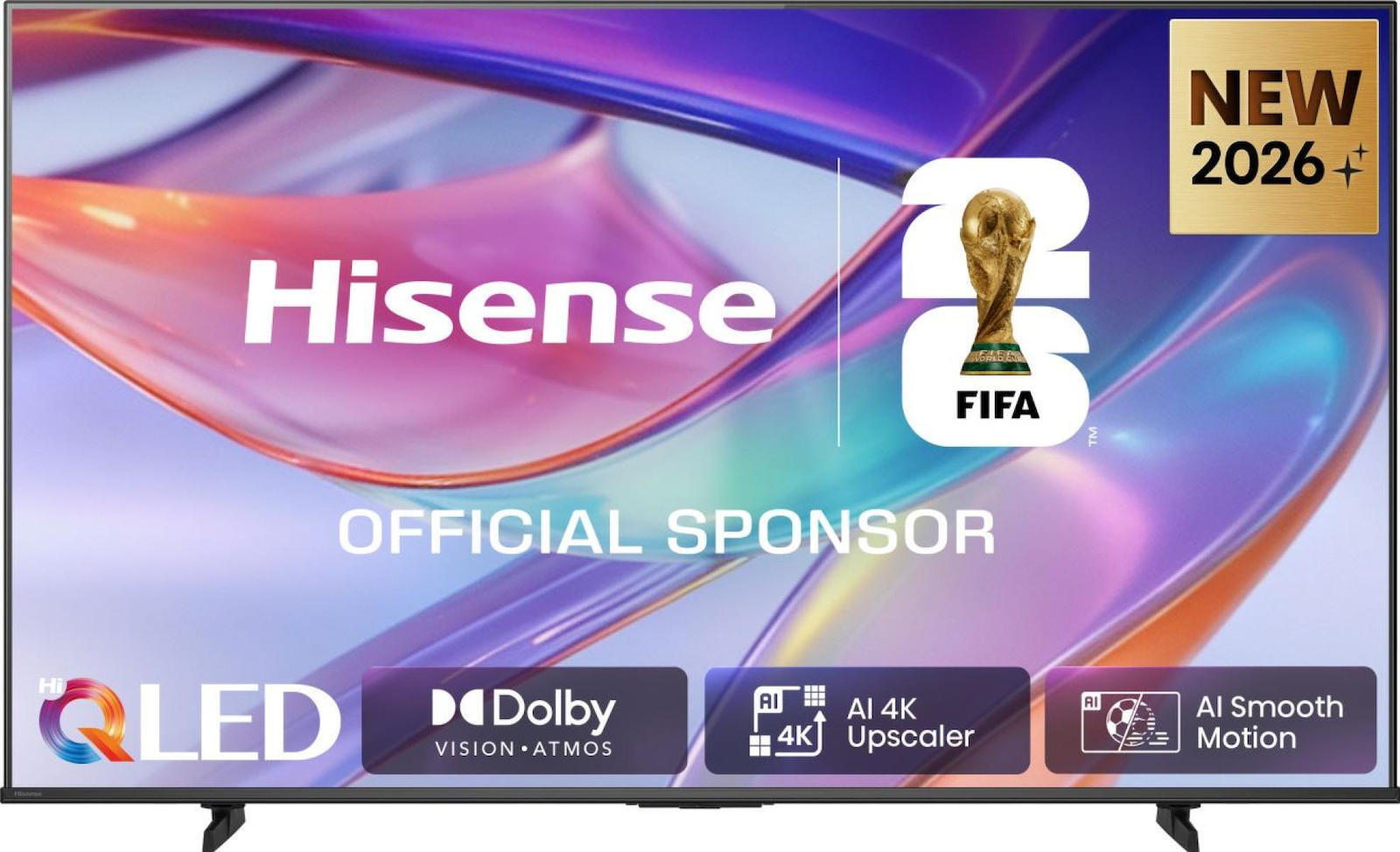 Hisense Smart TV 50" 4K UHD QLED E7S HDR (2026) 50E7S view 4