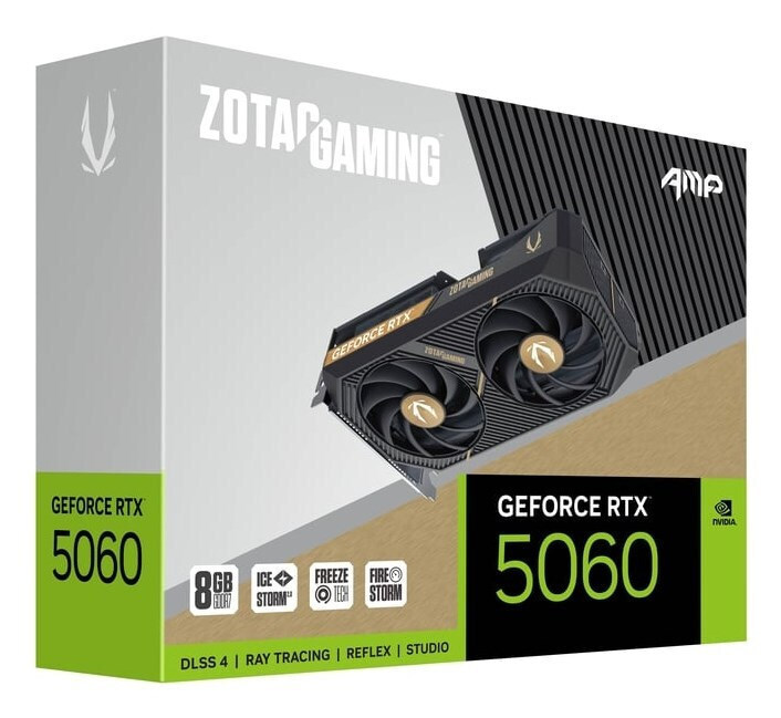 Zotac GeForce RTX 5060 8GB GDDR7 AMP Graphics Card ZT-B50600F-10M view 8