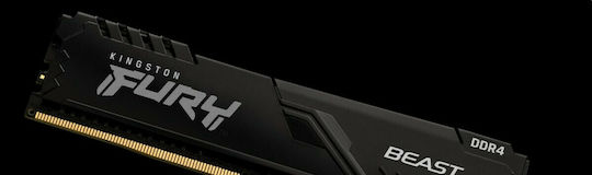 Kingston Fury Beast DDR4 128GB RAM with 4x32GB Modules and Speed 3200 for Desktop KF432C16BBK4/128 view 8