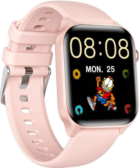 Anell C12 Pro Smartwatch with Heart Rate Monitor (Pink) view 5
