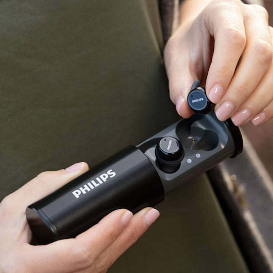 Philips ActionFit ST702 In-ear Bluetooth Handsfree Earphones with Sweat Resistance and Charging Case Black vista 7