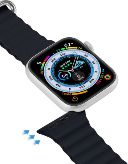 X10 Pro 3 44mm Smartwatch with Heart Rate Monitor (Black) view 9