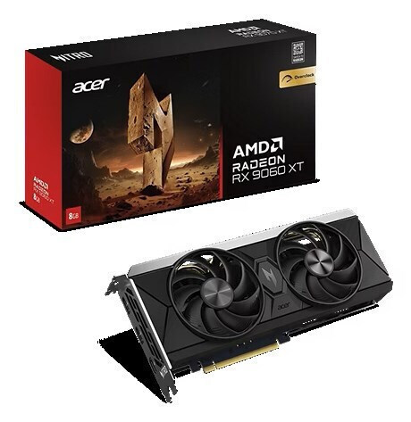 Acer Radeon RX 9060 XT 8GB GDDR6 Nitro Radeon™ XT OC Graphics Card DP.Z4UWW.P01 view 1