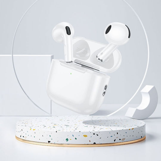 Borofone BW83 Earbud Bluetooth Handsfree Earphones with Charging Case White view 6