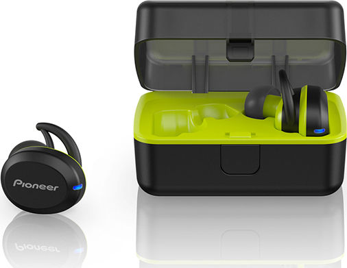Pioneer E8 In-ear Bluetooth Handsfree Earphones with Sweat Resistance and Charging Case Yellow vue 4