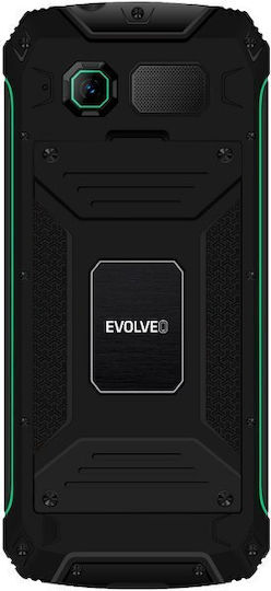 Evolveo StrongPhone W4 Dual SIM Mobile with Buttons Black Green view 2