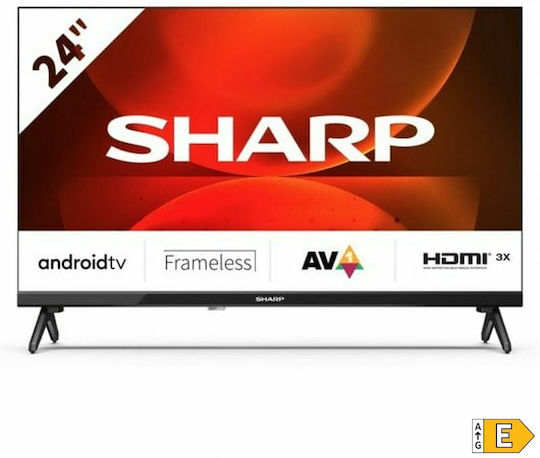 Sharp Smart Television 24" HD Ready LED 1T-C24FH2EL2AB (2023) view 2