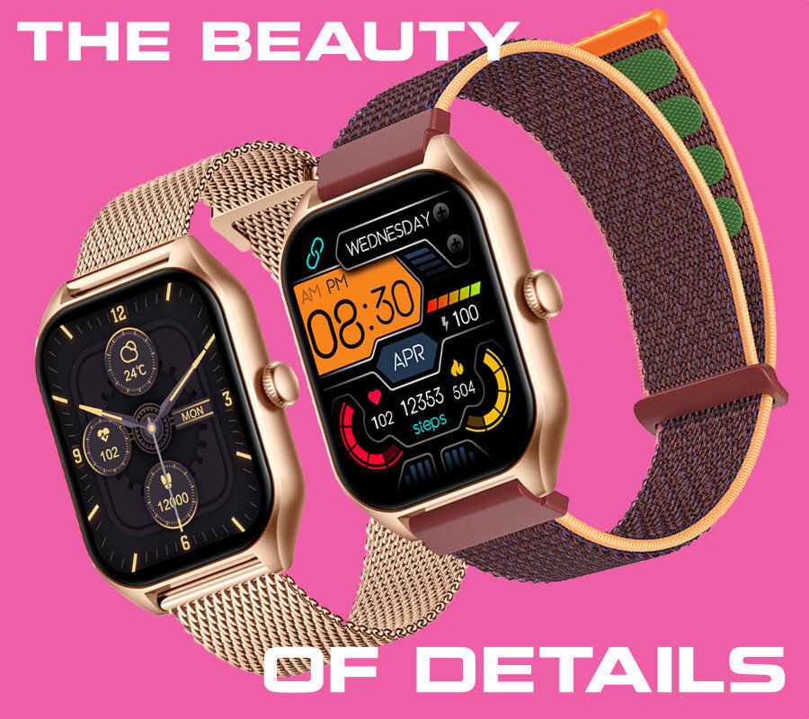 Rubicon Rncf03 Smartwatch with Heart Rate Monitor (Multicolour) view 7