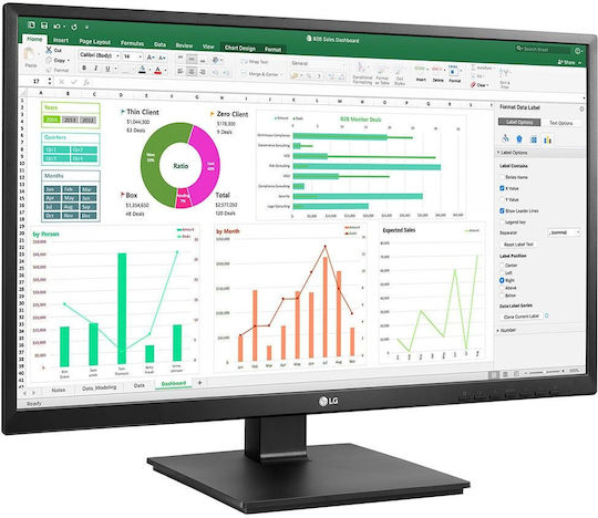 LG 27BN55UP-B IPS HDR Monitor 27" FHD 1920x1080 with Response Time 5ms GTG view 3