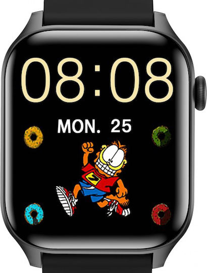 Anell C12 Pro Smartwatch with Heart Rate Monitor (Black) vue 2