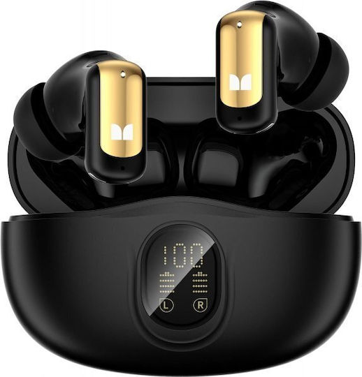 Monster N-Lite 217 In-ear Bluetooth Handsfree Earphones with Sweat Resistance and Charging Case Black