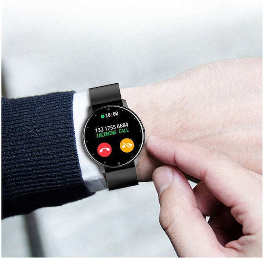 ZL02D Aluminium 45mm Smartwatch with Heart Rate Monitor (Black) view 3