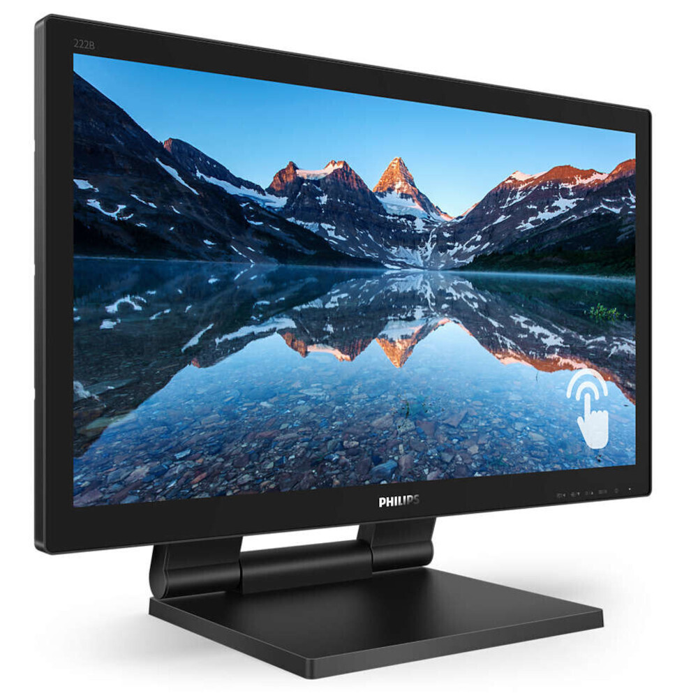 Philips B Line 222B9TA VA Touch Monitor 21.5" FHD 1920x1080 With Response Time 2ms GTG Silver view 2