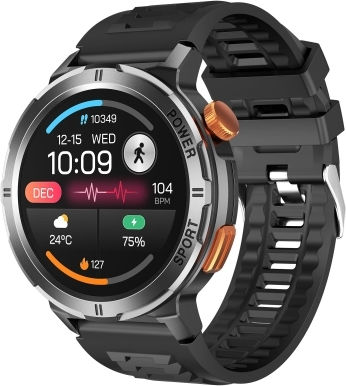 M52 1.43 Inch Screen Ip68 Waterproof Smart Watch Support Bluetooth Call Heart Rate Tarnish view 1